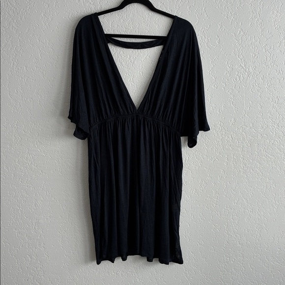 VENUS Black cover-up/beach dress 1X - Picture 4 of 10